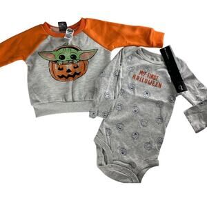 star wars and Carter's bundle set 12 months Halloween new with tags